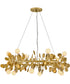 Lolli 12-Light Medium Single Tier Chandelier in Distressed Brass