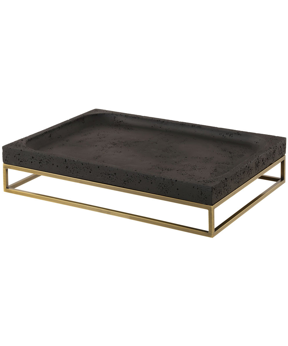 Shadowstone Cast Black Tray