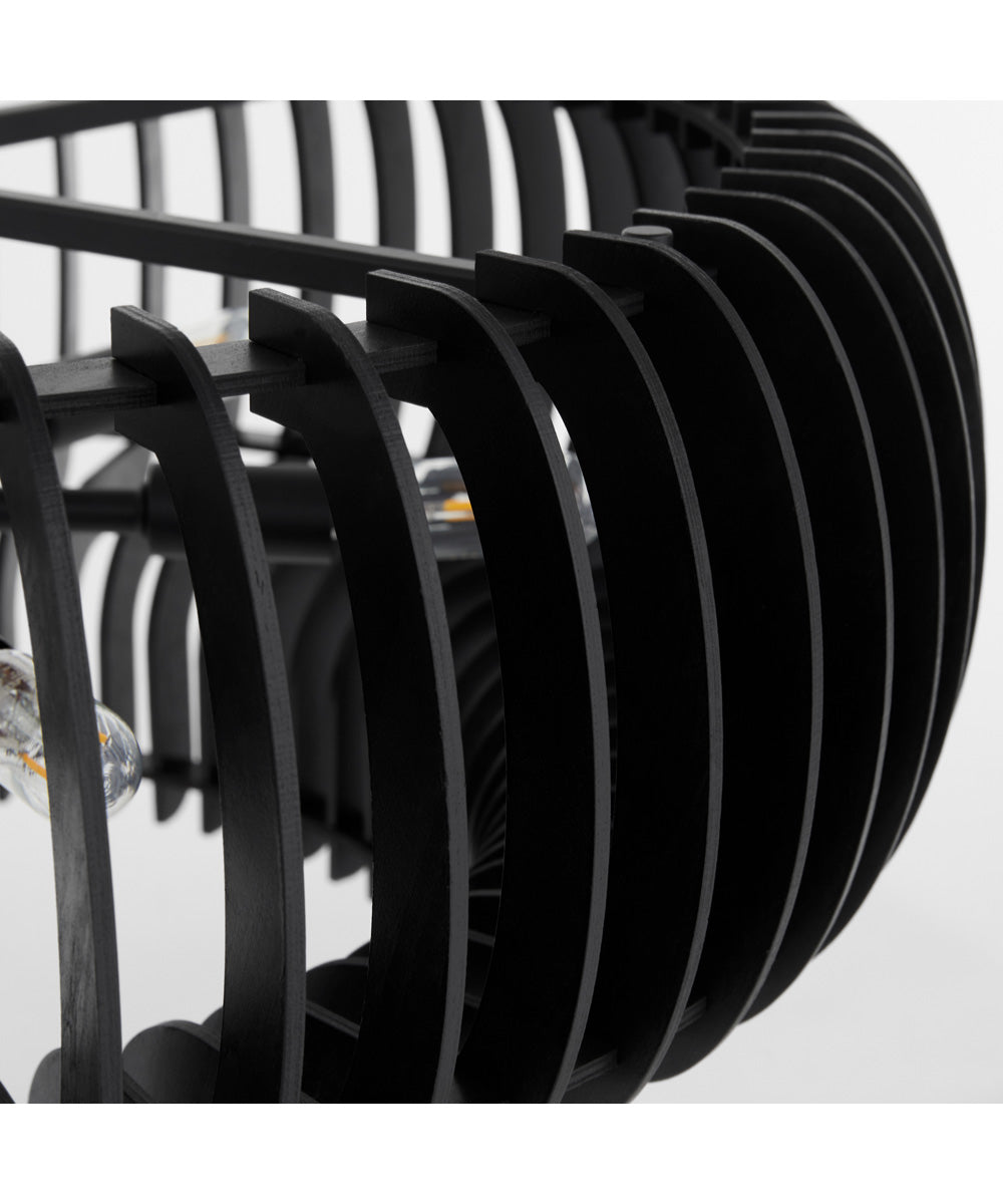 Harrelson 6-light Pendant Matte Black