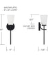 Drake 1-Light Sconce Matte Black