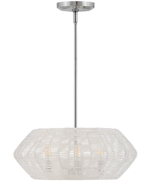 Luca 3-Light Small Drum in Polished Chrome*