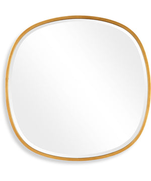 30x30" Wall Mirror with Gold Leaf