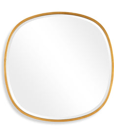 30x30" Wall Mirror with Gold Leaf