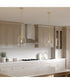 Reines 1-Light Pendant with Clear Glass Shade Brushed Gold