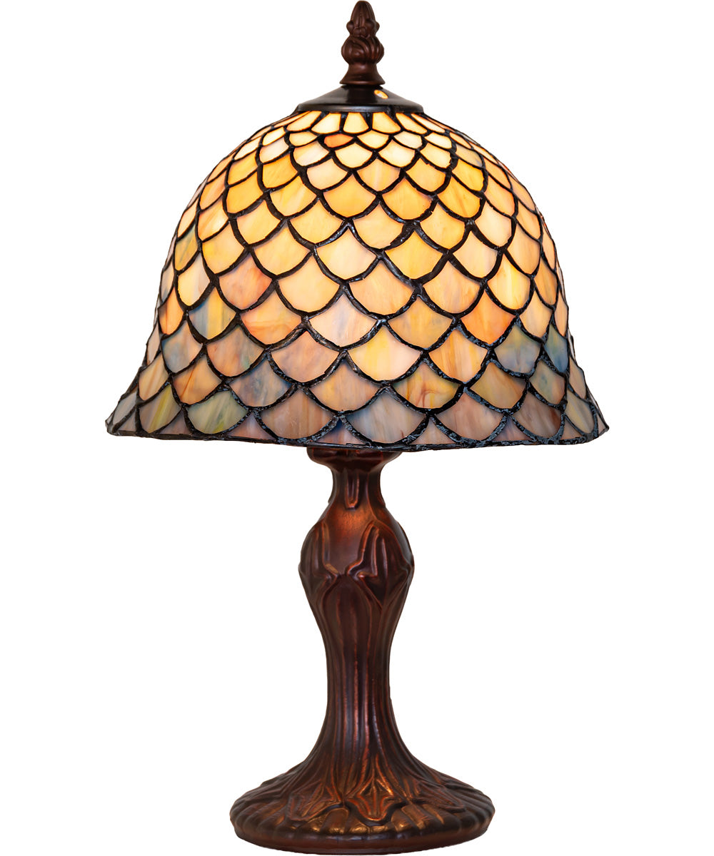 13" High Tiffany Fishscale Mini Lamp