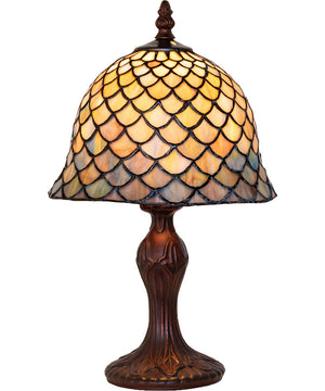 13" High Tiffany Fishscale Mini Lamp