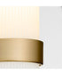 Sojourn 1-light Wall Mount Light Fixture Brushed Brass
