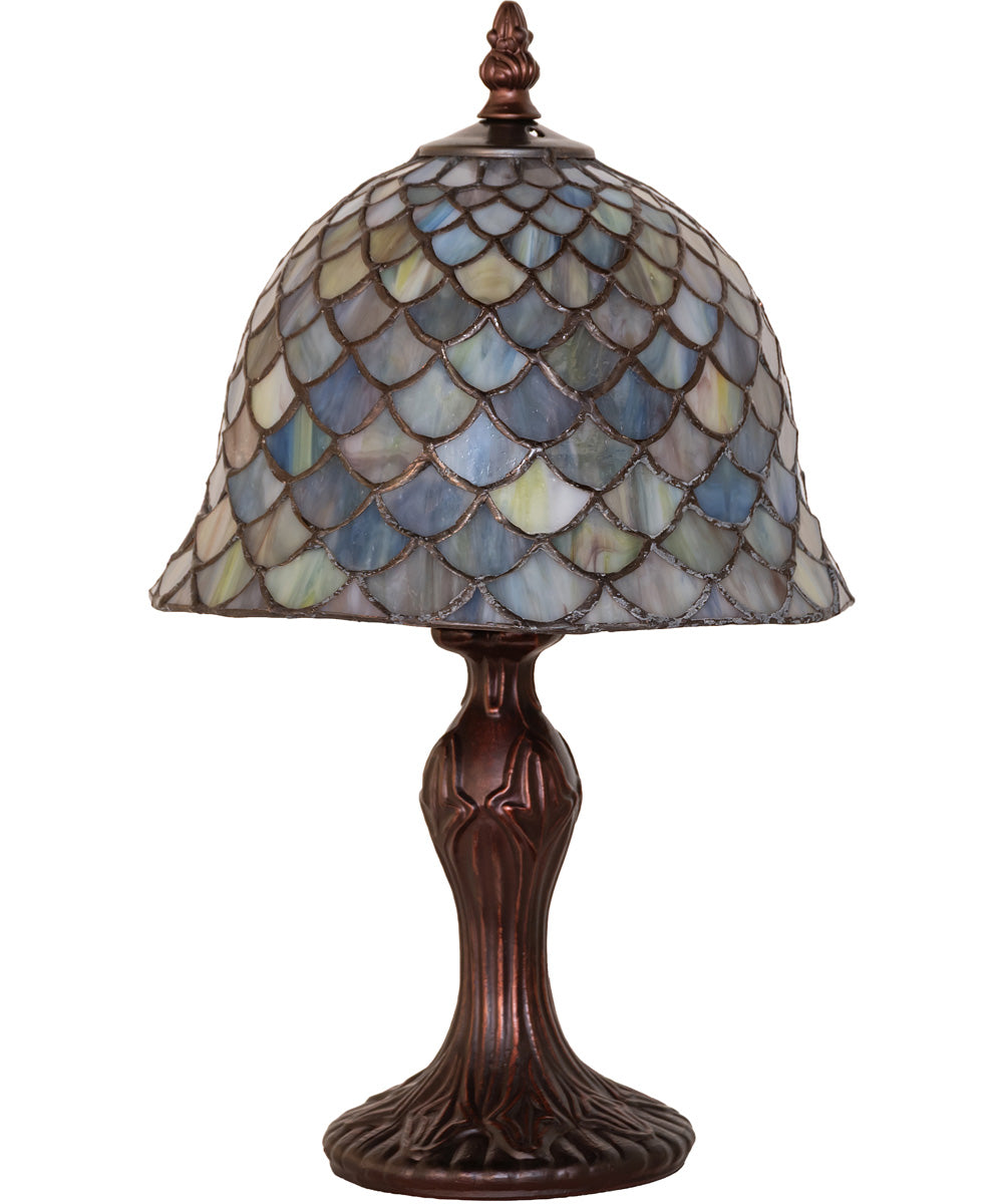 13" High Tiffany Fishscale Mini Lamp