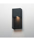 Grate 14 inch LED Outdoor Wall Sconce Black