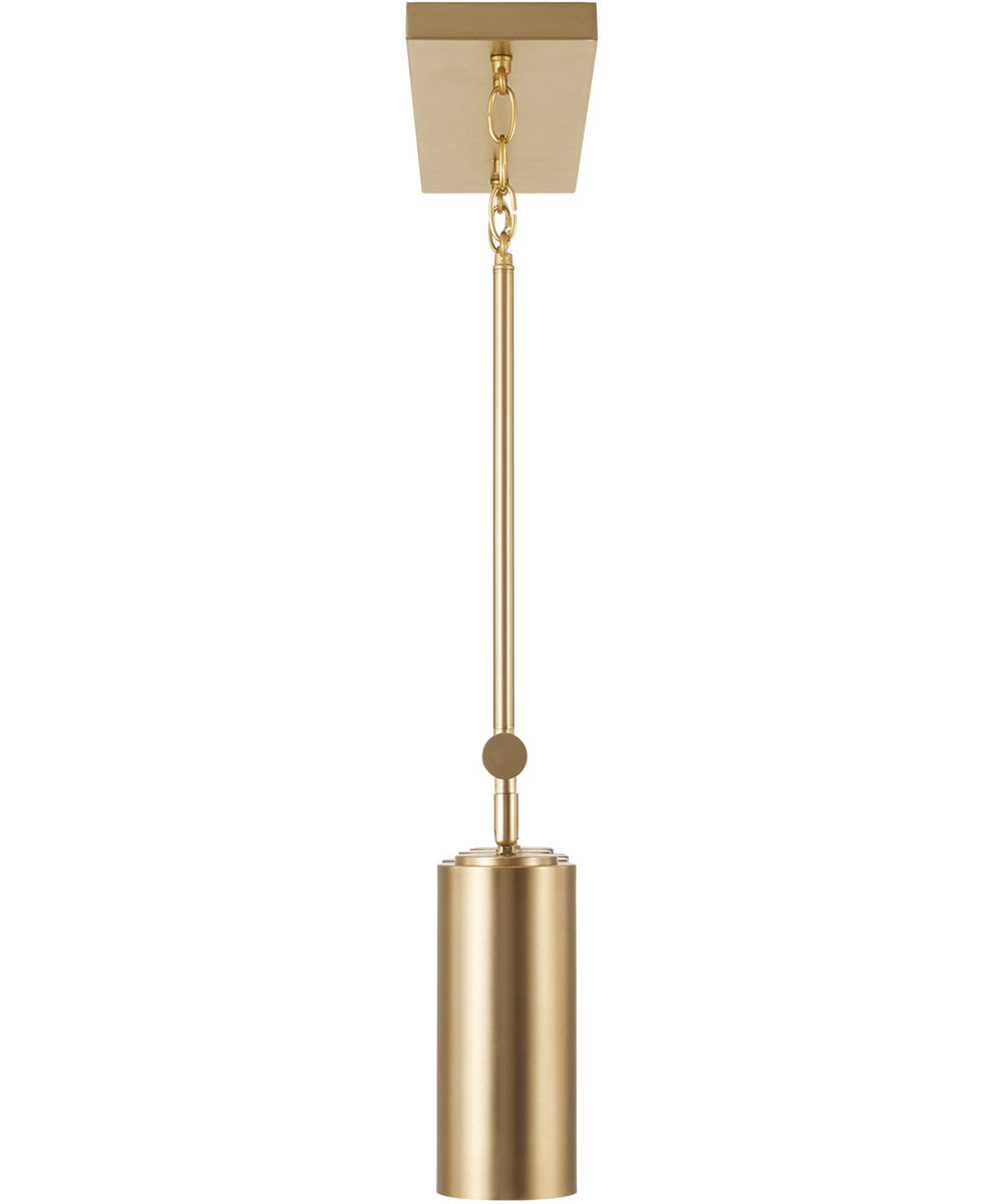 Robbie 5 -Light-Linear Chandelier Aged Brass