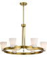Royale 5-Light Chandelier Burnished Brass