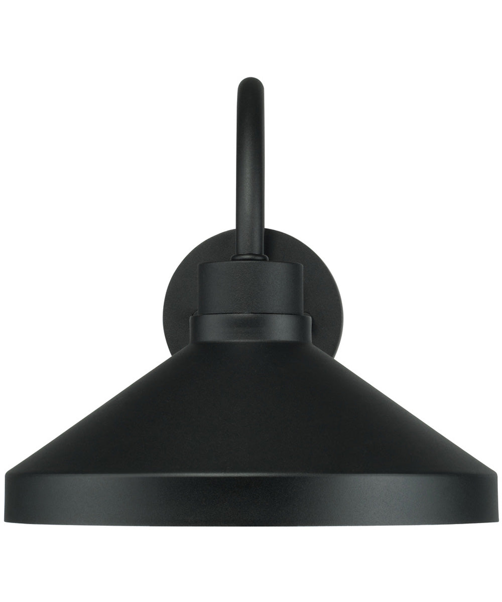 Lofton 1-Light Outdoor Wall-Lantern Black