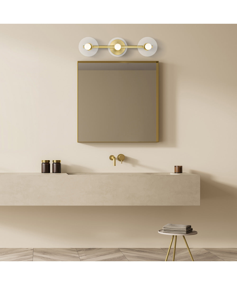 Litto 3 Light Vanity Brushed Gold