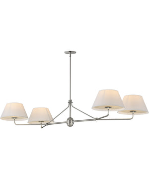 Dunbridge 4-Light Chandelier Polished Nickel