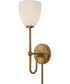 Trophy 1 Light Brass Sconce