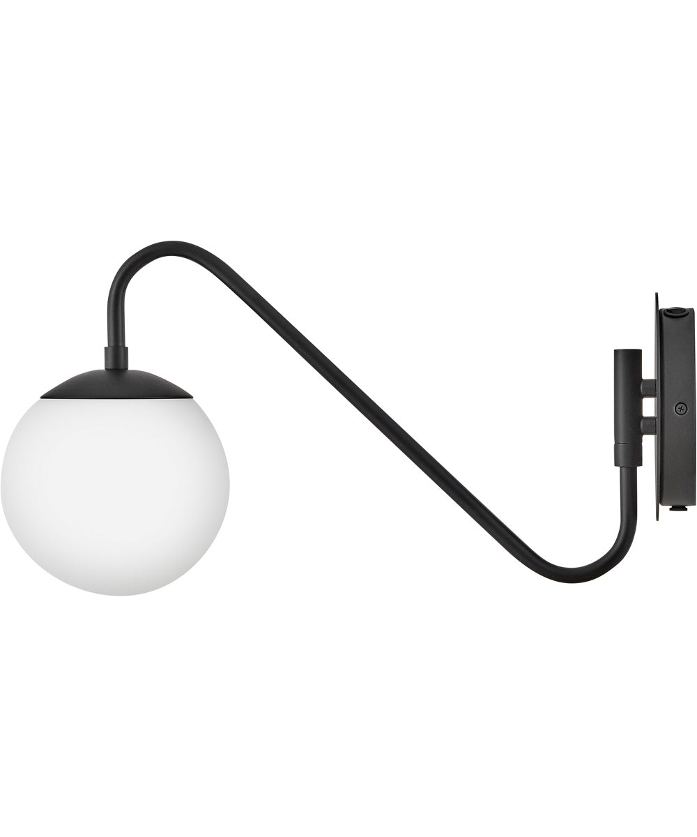 Dottie 1-Light Small Single Light Sconce in Black