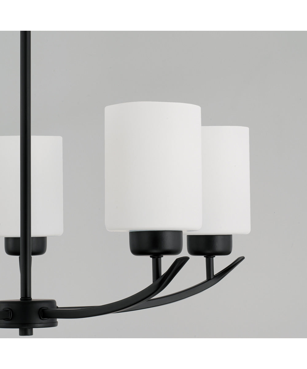 Dixon 5-Light Chandelier Matte Black