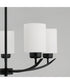 Dixon 5-Light Chandelier Matte Black
