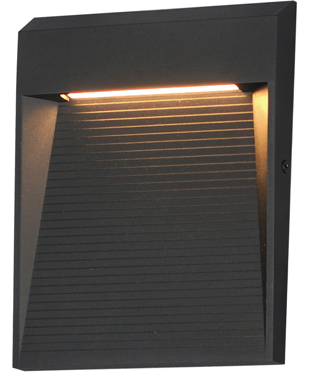 Steppes LED Outdoor Sconce Black