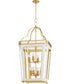 Loire 8-light Pendant Studio White|Brushed Brass