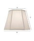 9x14x11 Ivory Shadow Tapered Hexagon Hardback Lampshade