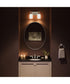 Reines 2-Light Bath Vanity with Opal Glass Shades Brushed Nickel