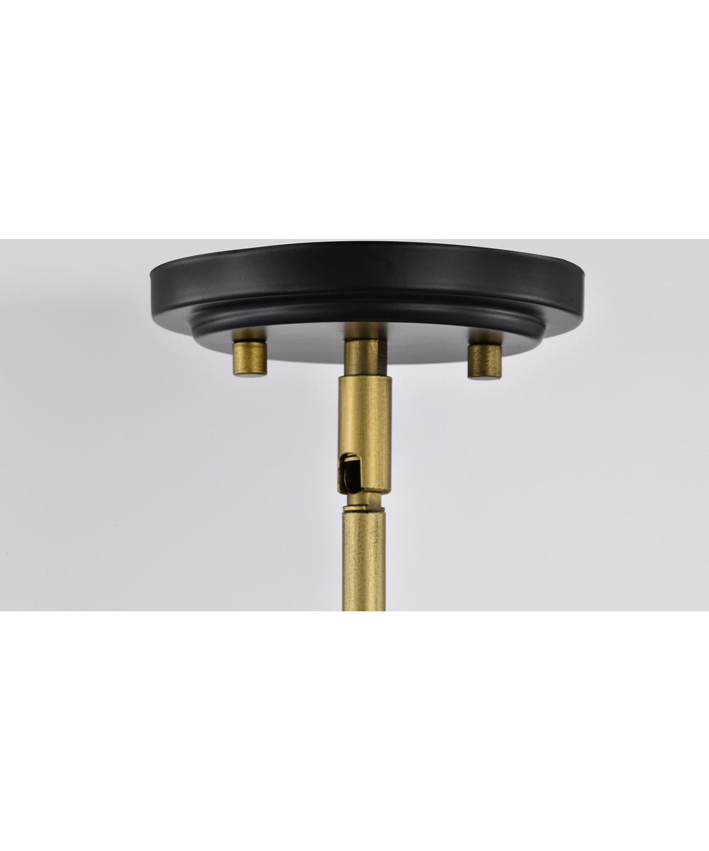 Adina 1-Light Pendant Matte Black