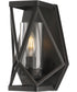 7"W Zemi 1-Light Vanity & Wall Black