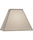 8x14x12 Ivory Shadow Tapered Square Hardback Lampshade