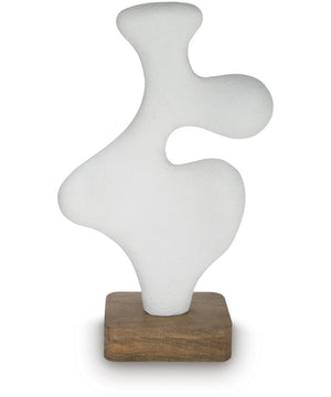 Lavarsen Sculpture White/Brown