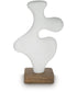 Lavarsen Sculpture White/Brown