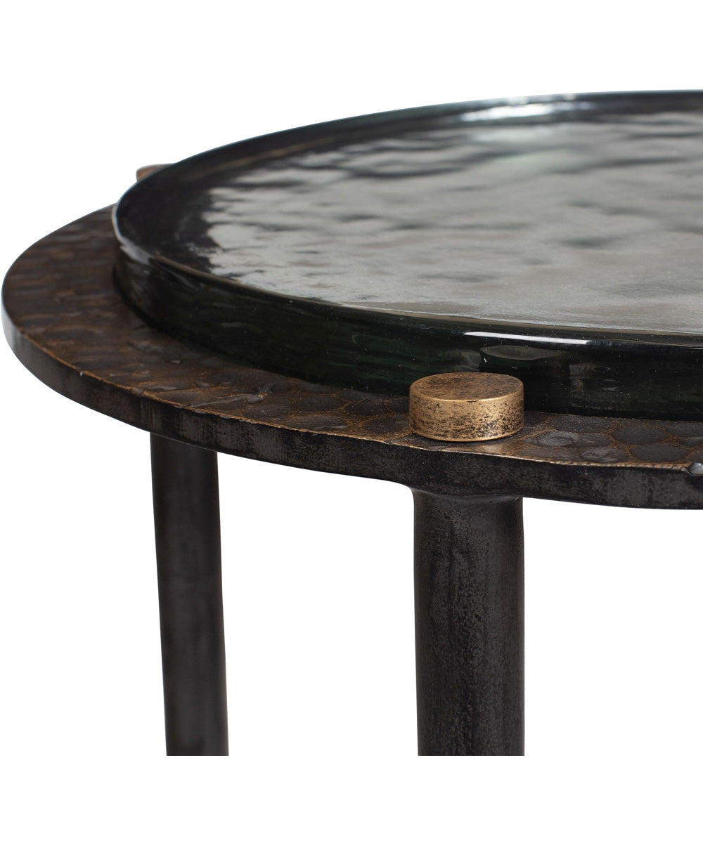 Kennington Round Glass Accent Table