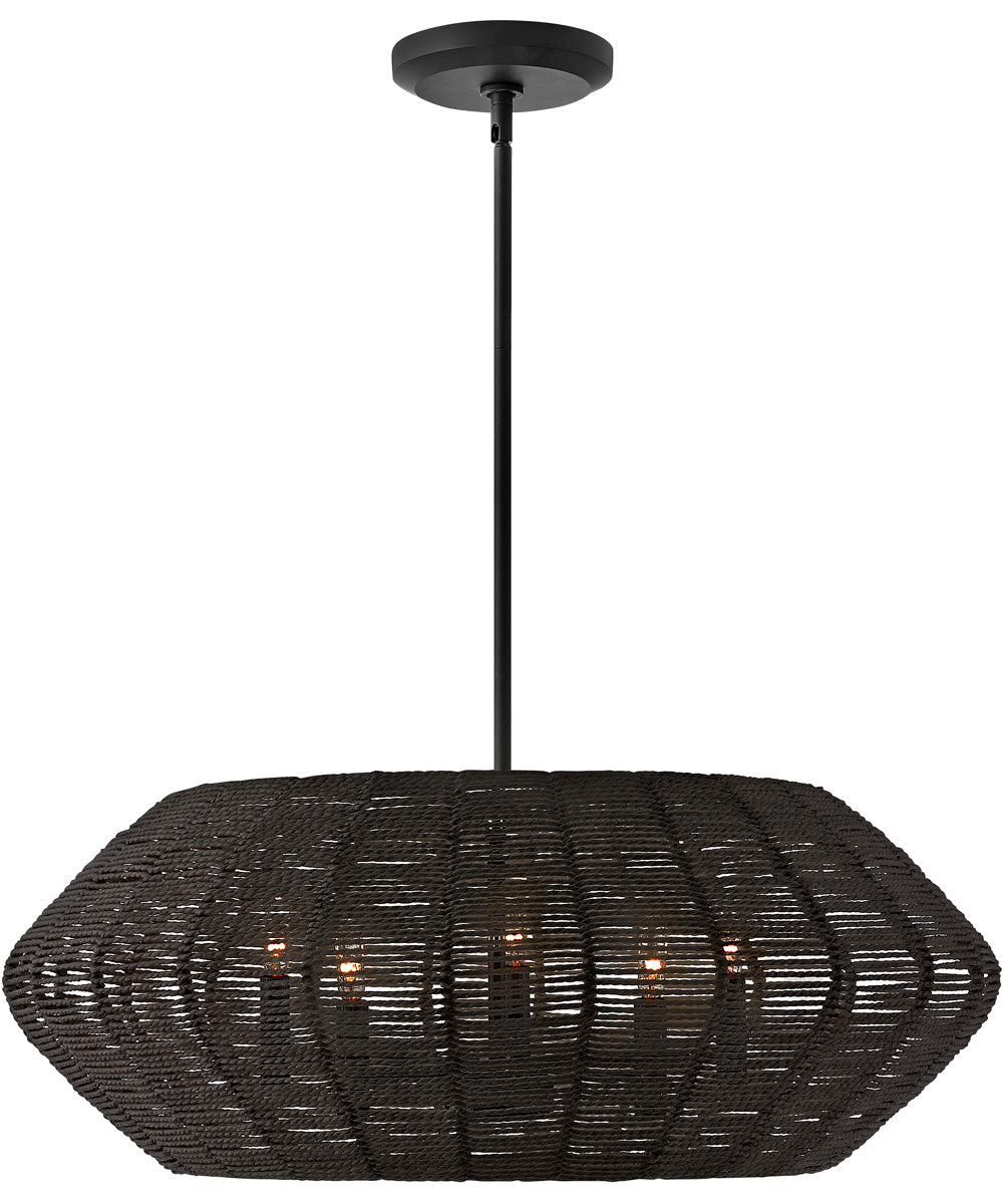 Luca 5-Light Medium Drum in Black*