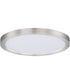 Chip 9 inch 18W RD LED Flush Mount 3000K Satin Nickel