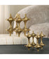 Gilded Connection Modern Sculptures Set of 2