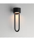 Quayside VX 18 inch Outdoor LED Wall Sconce Black
