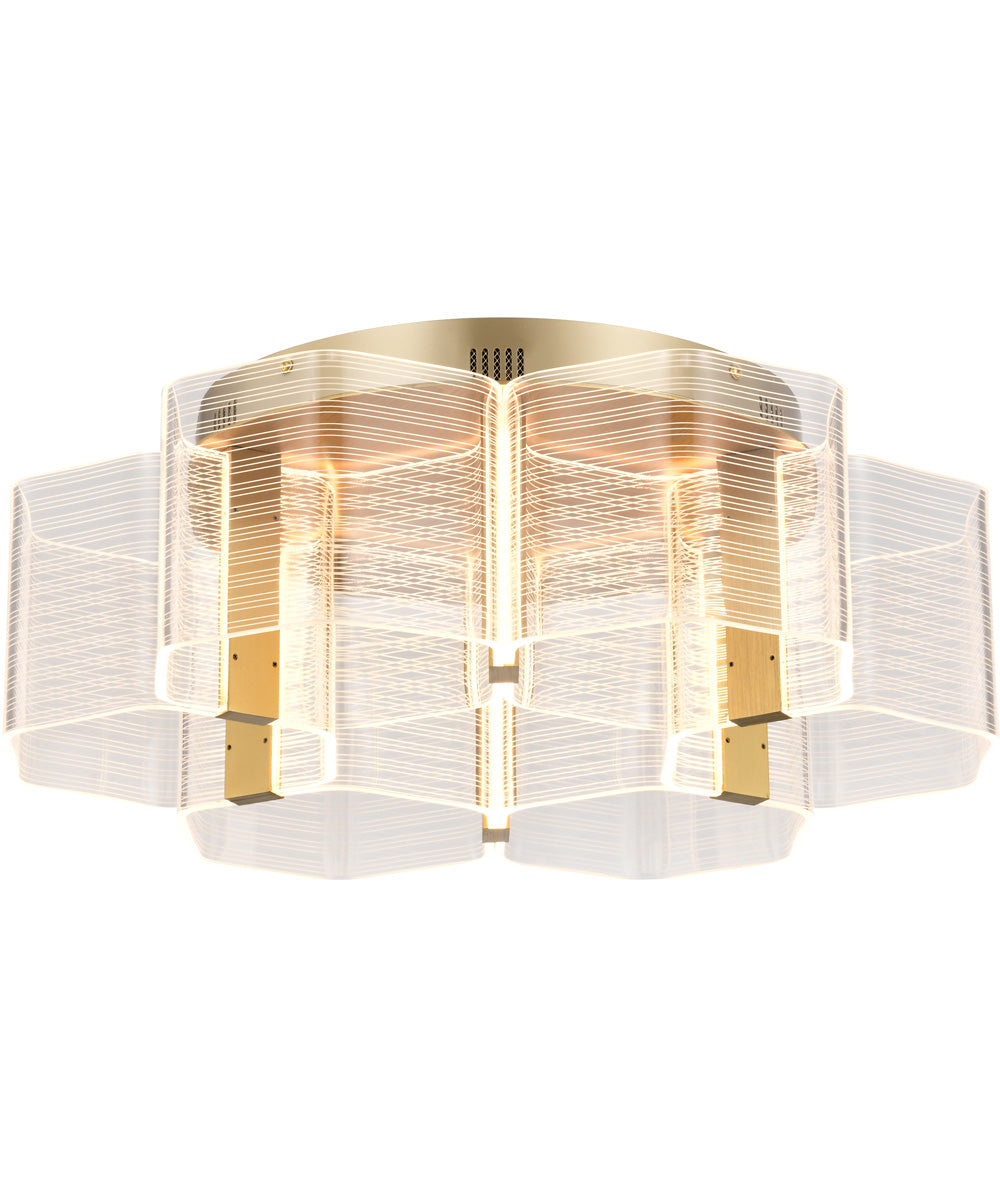 Kenzo  Close-to-Ceiling Polished Anodized Bronze