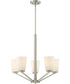 Nome 5-Light Chandelier Brushed Nickel