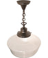 16" Wide Revival Schoolhouse Traditional Globe Pendant