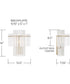 Blair 1-Light Sconce Aged Brass