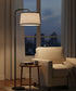 14x16x10 Global White Tapered Drum Hardback Lampshade