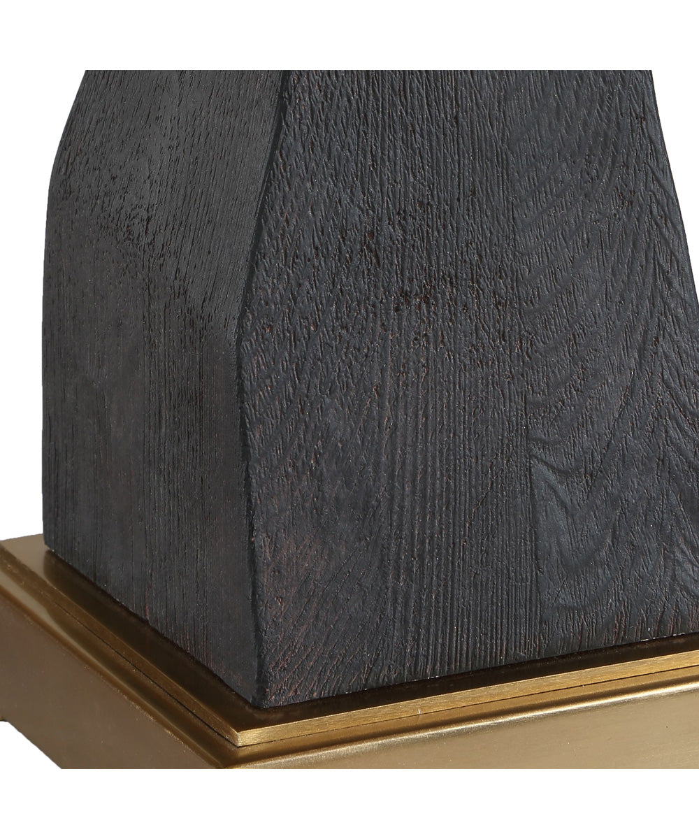 Demelo Stacked Wood Table Lamp