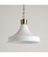 Graelyn 1-Light Pendant Light Brushed Gold