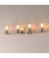Livingston 4-Light Bath Vanity Satin Nickel