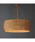 Satori 3-Light Chandelier Natural Aged Brass