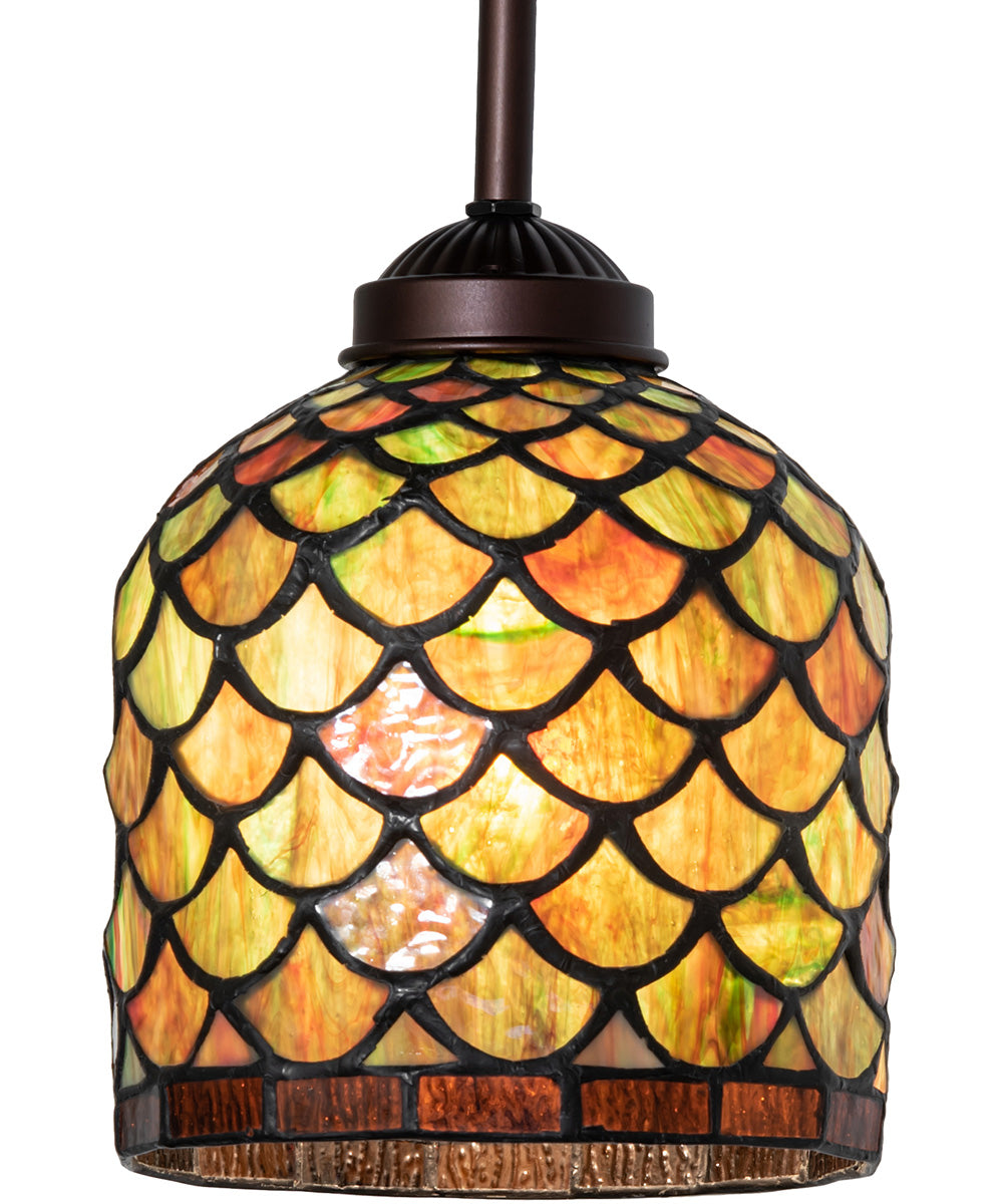 6" Wide Acorn Mini Pendant