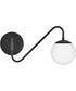 Dottie 1-Light Small Single Light Sconce in Black