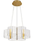 Kenzo  Chandelier Polished Anodized Bronze