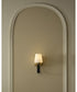 Hidalgo 1-light Wall Mount Light Fixture Aged Brass