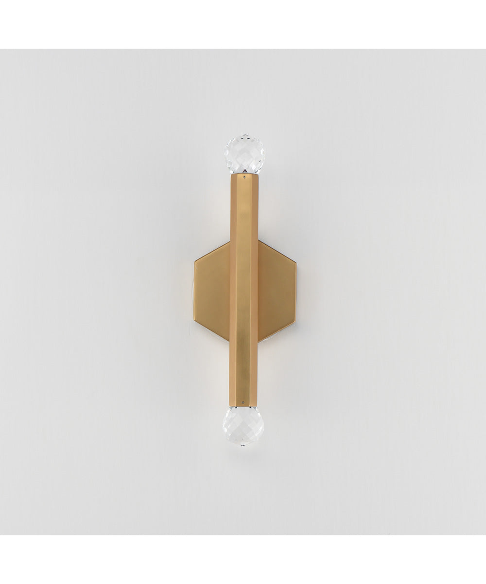 Allumettes 2-Light LED Wall Sconce Gold